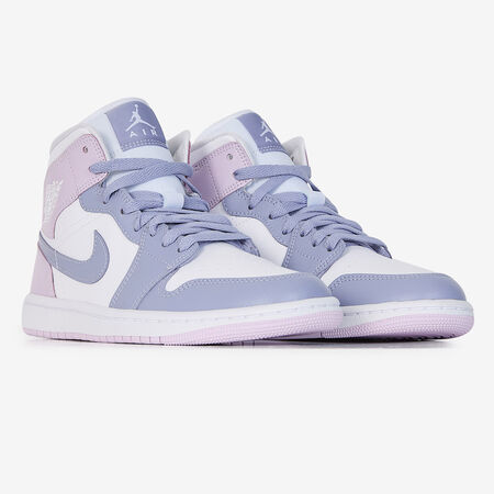 JORDAN air jordan 1 AIR JORDAN 1 MID WIT/PAARS DAMES