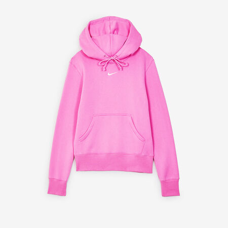 NIKE HOODIE CLUB CENTERED LOGO ROZE DAMES
