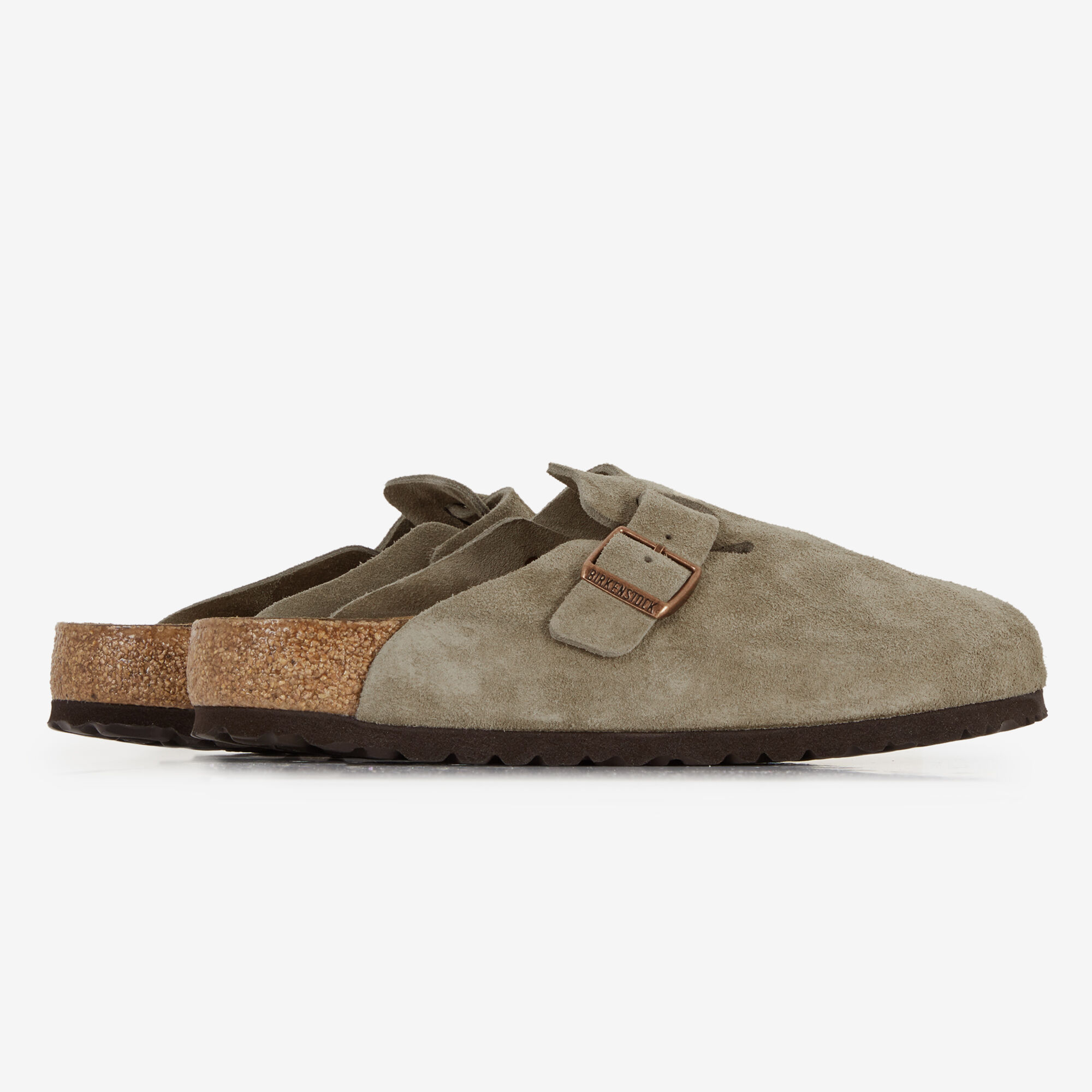 BIRKENSTOCK BOSTON SUEDE TAUPE TAUPE - SNEAKERS HEREN