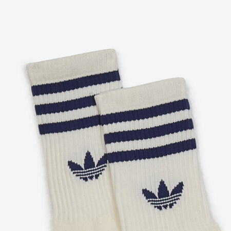 ADIDAS ORIGINALS CHAUSSETTES X3 CREW 3 STRIPES WIT/BLAUW UNISEX