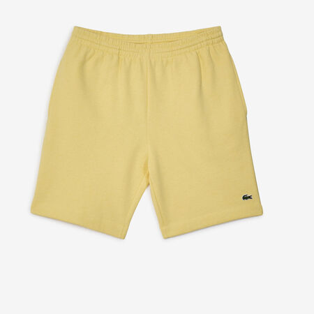 LACOSTE SHORT CLASSIC LOGO GEEL HEREN