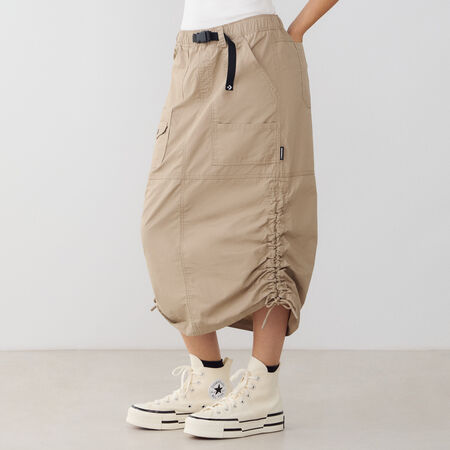 CONVERSE SKIRT PARACHUTE BEIGE/ZWART DAMES