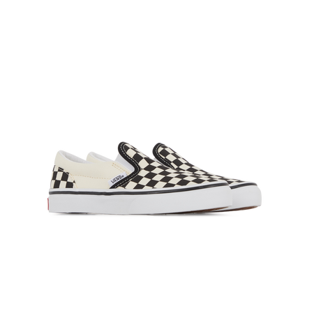 VANS slip-on CLASSIC SLIP-ON WIT/ZWART KIND