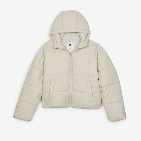NIKE DOUDOUNE PUFFER BEIGE/WIT DAMES