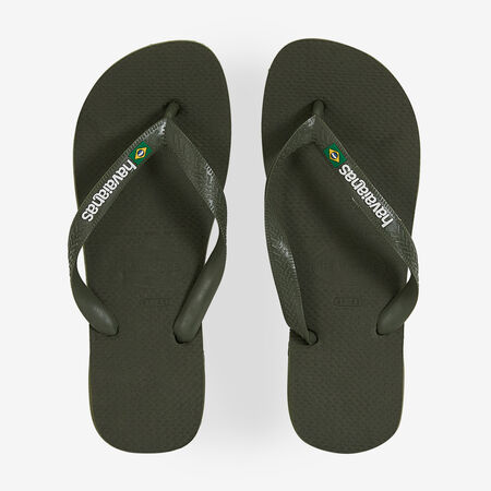 HAVAIANAS brasil BRASIL LOGO KHAKI DAMES
