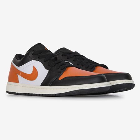 JORDAN AIR JORDAN 1 LOW WIT/ORANJE HEREN