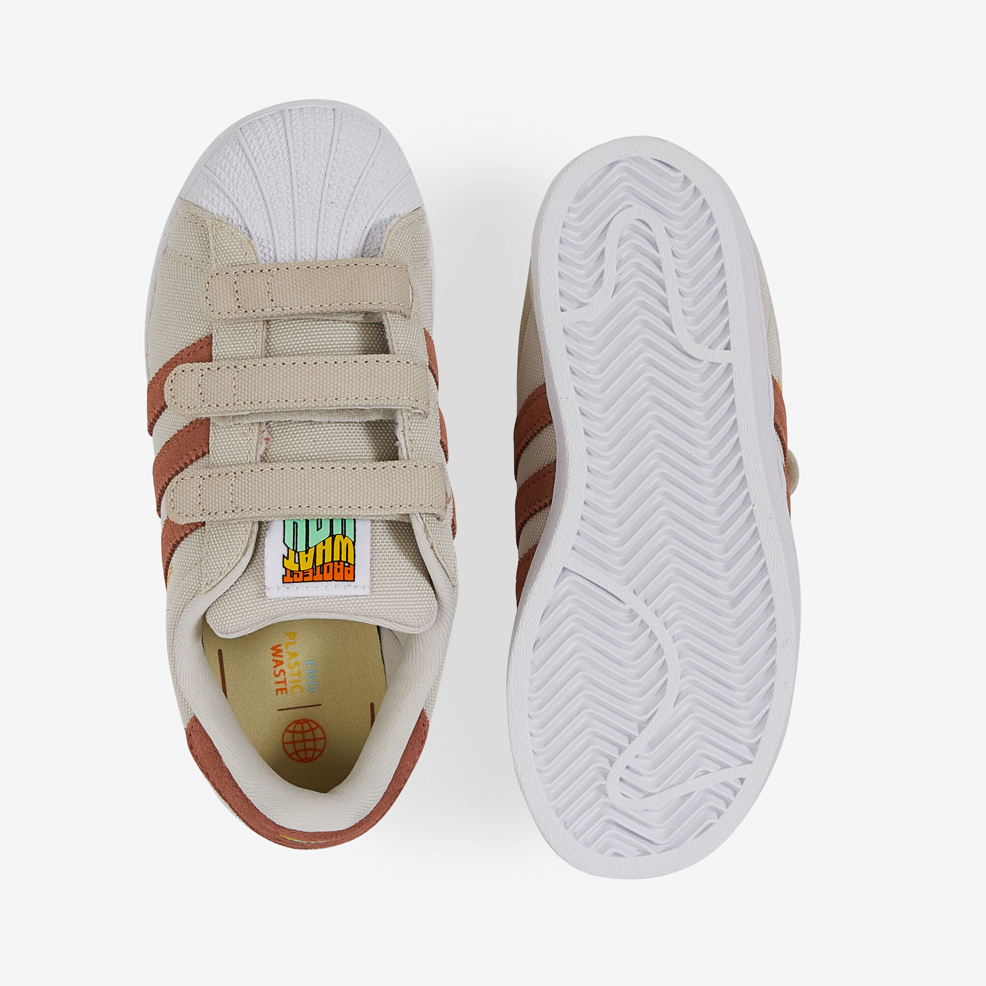 Superstar kinderen beige deals