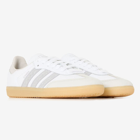 ADIDAS ORIGINALS samba SAMBA OG RHINESTONES WIT/ZILVER DAMES