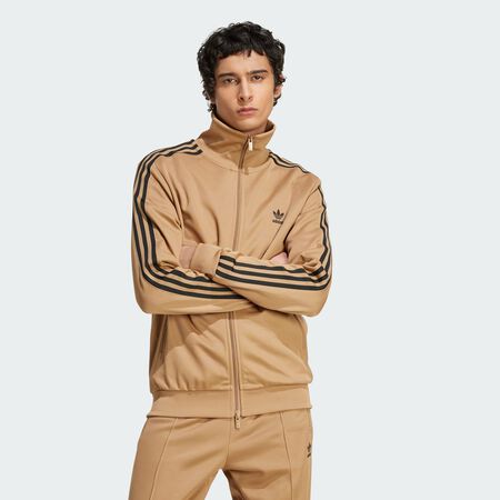 ADIDAS ORIGINALS JACKET FZ ADICOLOR CLASSICS BRUIN/ZWART HEREN