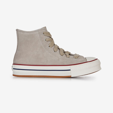 CONVERSE chuck taylor all star CHUCK TAYLOR ALL STAR EVA LIFT HI SUEDE BEIGE/WIT JUNIOR
