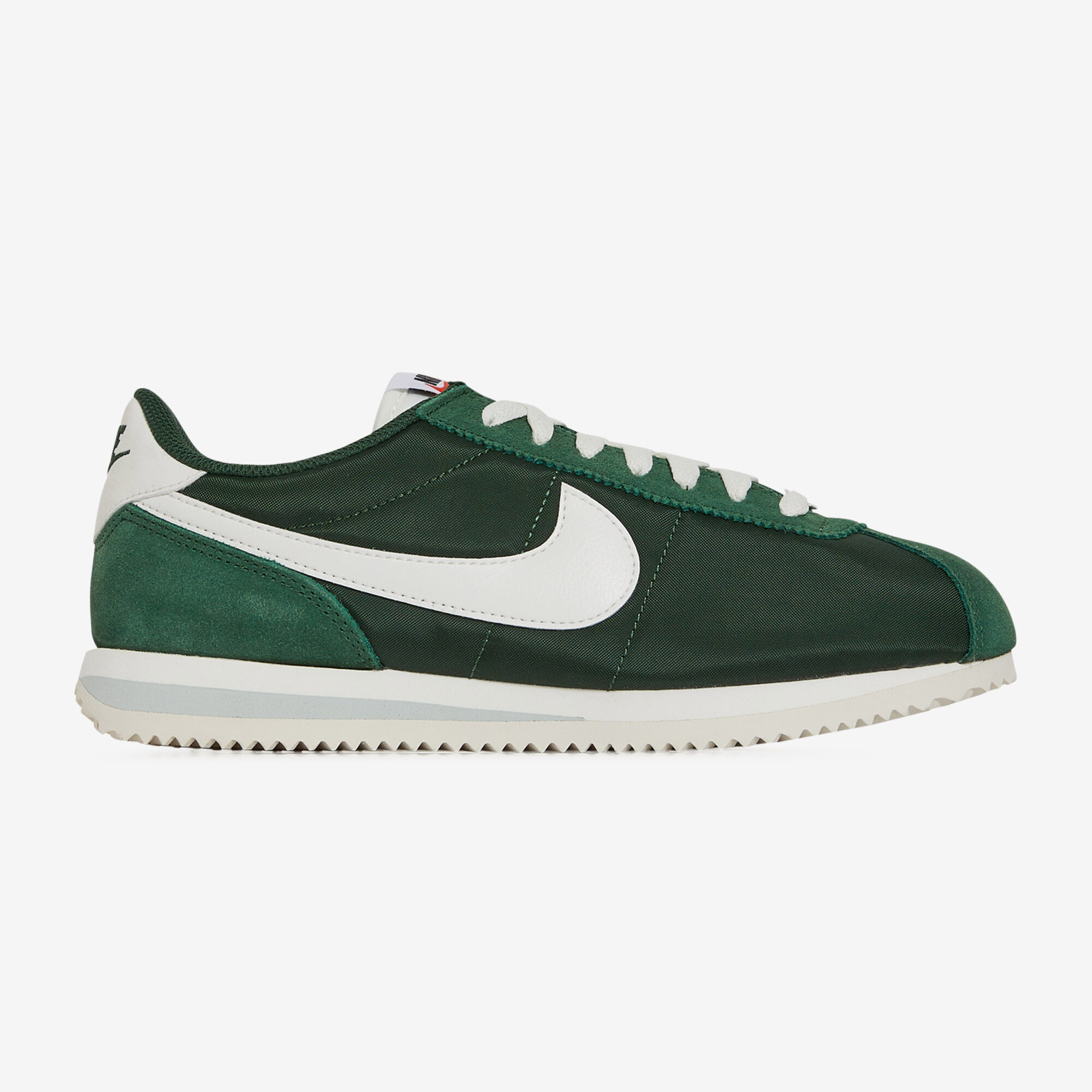 NIKE CORTEZ NYLON GROEN WIT SNEAKERS DAMES Courir