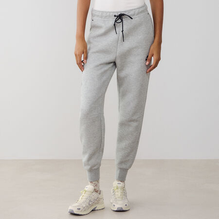 NIKE PANT JOGGER TECH FLEECE GRIJS/ZWART DAMES