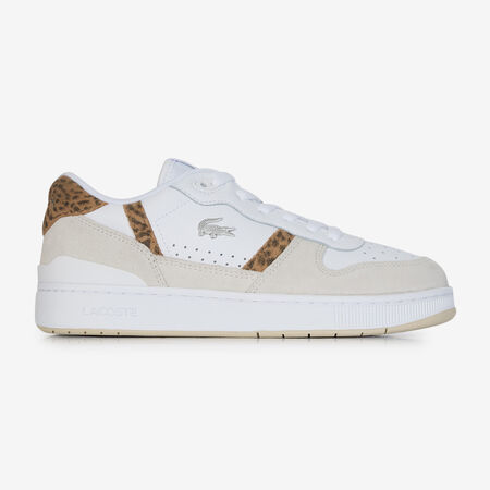 LACOSTE T-CLIP SET CHEETAH WIT DAMES