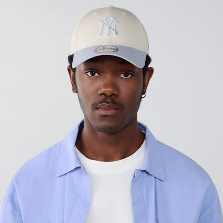 NEW ERA 9FORTY NY GOTHIC LOGO BC GRIJS/BEIGE HEREN