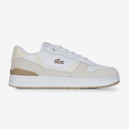LACOSTE T-CLIP SET WIT/BEIGE HEREN