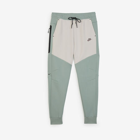 NIKE PANT JOGGER TECH FLEECE BLAUW/BEIGE HEREN