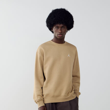 JORDAN SWEAT CREW BROOKLYN BRUIN/WIT HEREN