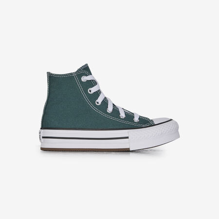 CONVERSE CHUCK TAYLOR ALL STAR LIFT HI GROEN/WIT KIND