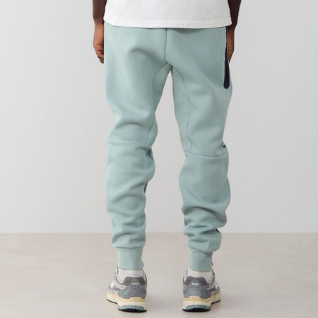 NIKE PANT JOGGER TECH FLEECE BLAUW/BEIGE HEREN