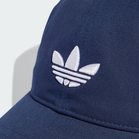 ADIDAS ORIGINALS CASQUETTE BASEBALL CLASSIC TREFOIL MARINEBLAUW/WIT HEREN