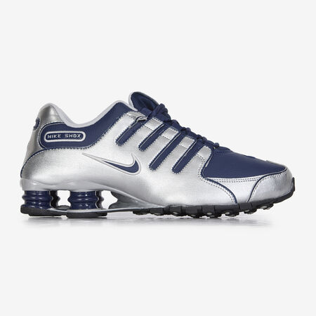 NIKE shox SHOX NZ ZILVER/MARINEBLAUW HEREN