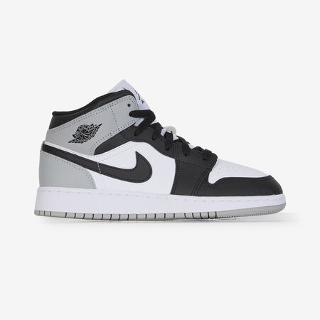 JORDAN AIR JORDAN 1 MID GRIJS/ZWART JUNIOR