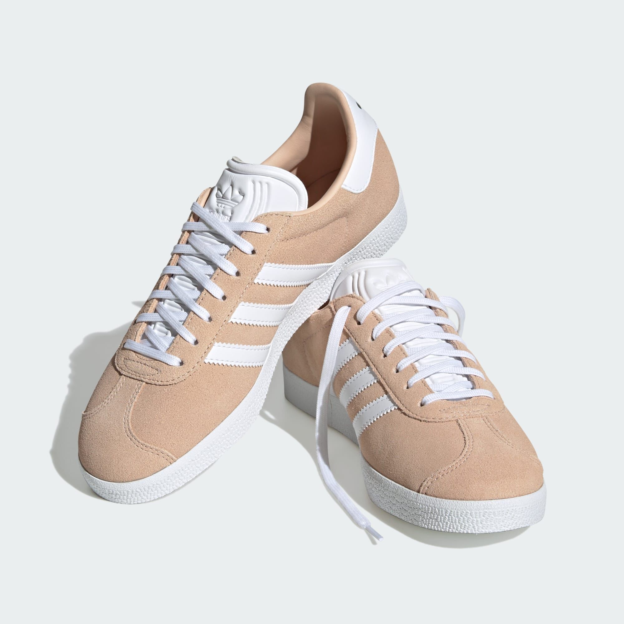 ADIDAS ORIGINALS GAZELLE SHOES Halo Blush Cloud White Core Black