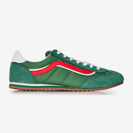 VANS SUPER LOWPRO GROEN/ROOD HEREN