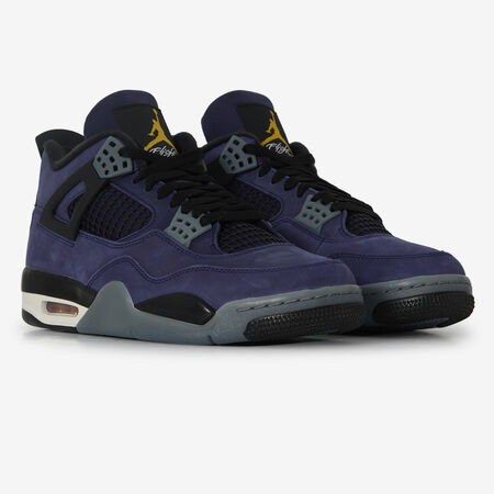 JORDAN AIR JORDAN 4 RETRO PAARS/GEEL HEREN