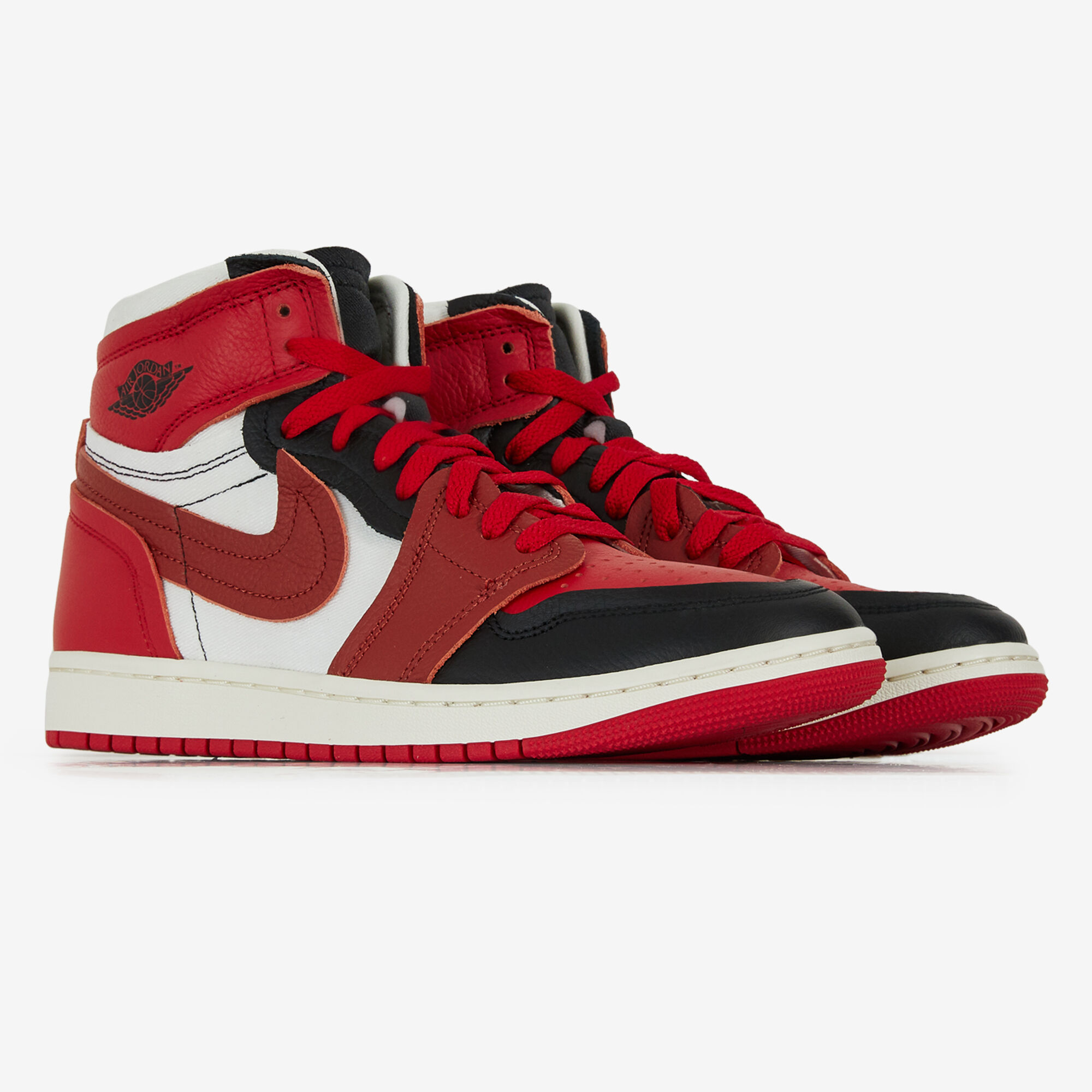 JORDAN AIR JORDAN 1 HIGH MM WIT ROOD SNEAKERS DAMES Courir