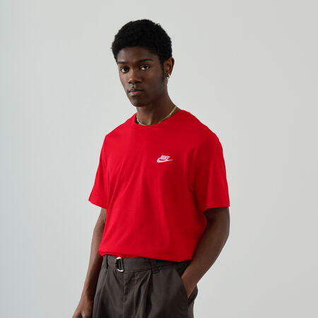 NIKE TEE SHIRT CLUB ROOD HEREN