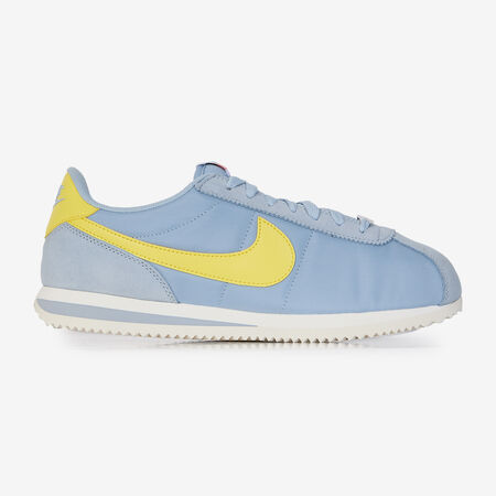 CORTEZ NYLON : BLAUW/GEEL
