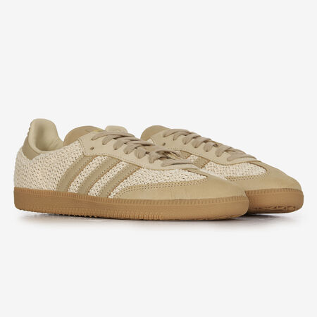 ADIDAS ORIGINALS samba SAMBA OG KNIT BEIGE/BRUIN HEREN
