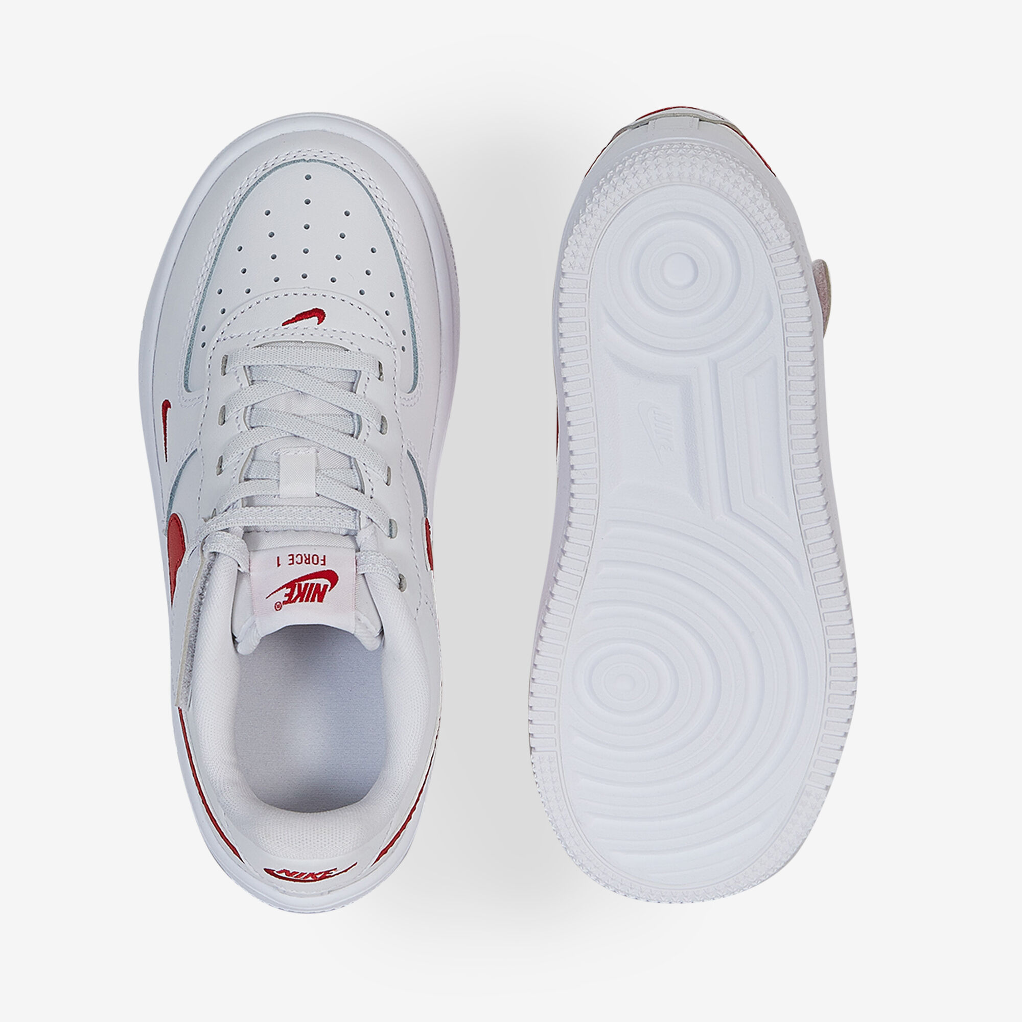 air force 1 junior red tick