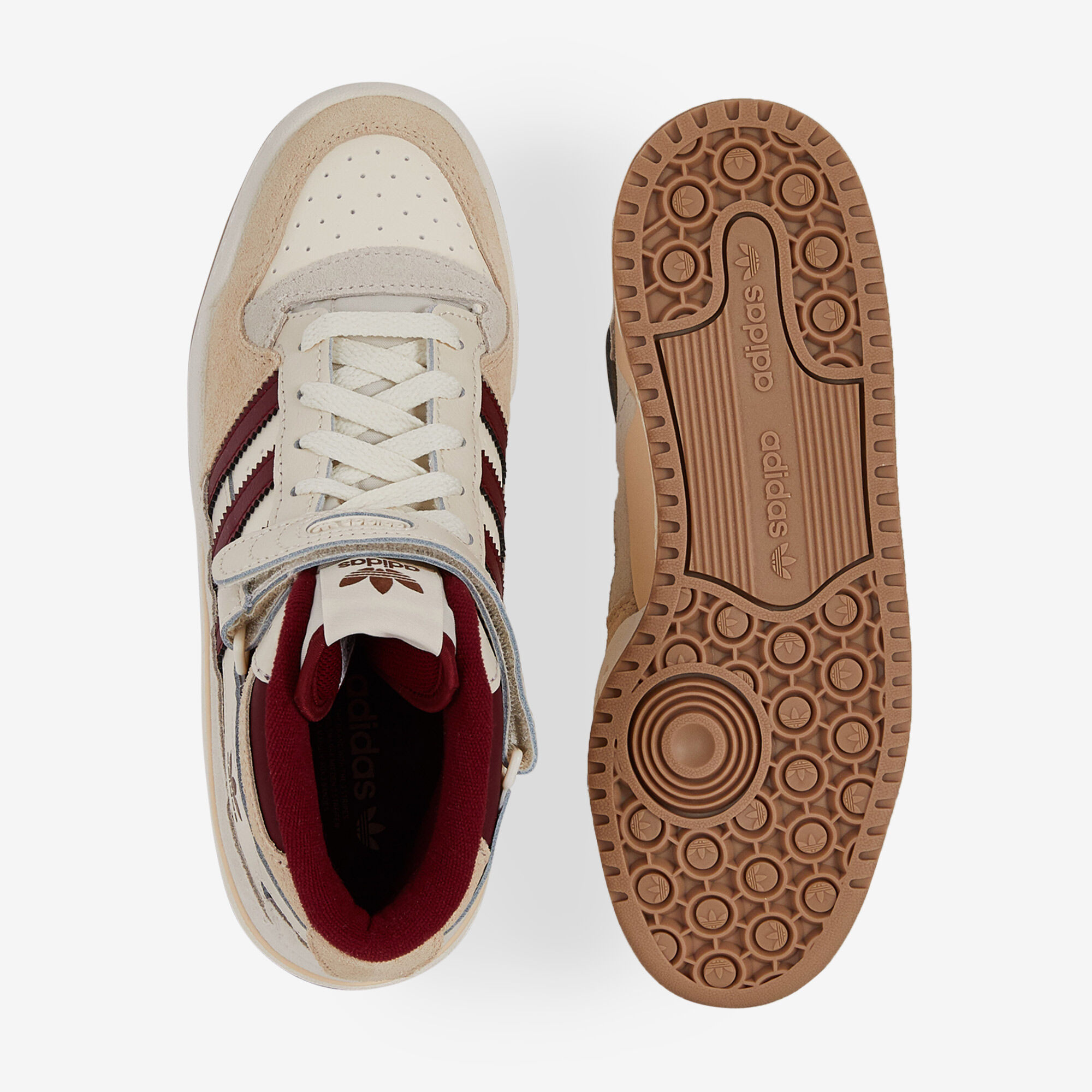 ADIDAS ORIGINALS FORUM MID BEIGE - SNEAKERS DAMES | Courir.com