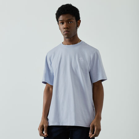 CONVERSE TEE SHIRT STAR CHEVRON EMBROIDERED BLAUW HEREN