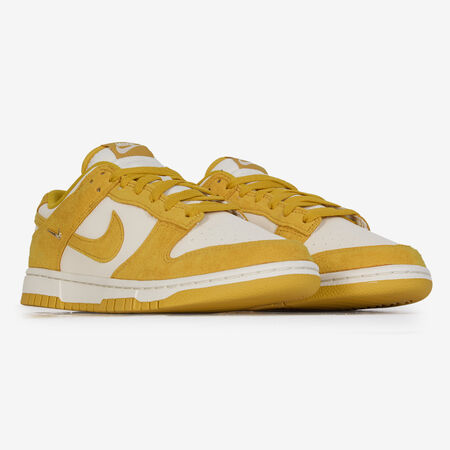 NIKE DUNK LOW SUEDE GEEL/BEIGE HEREN