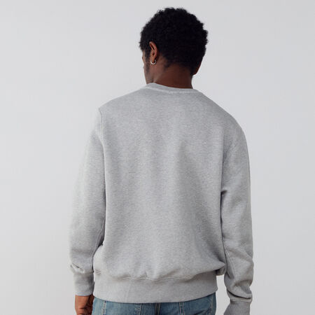 NIKE SWEAT CREW CLUB DT GRIJS/WIT HEREN