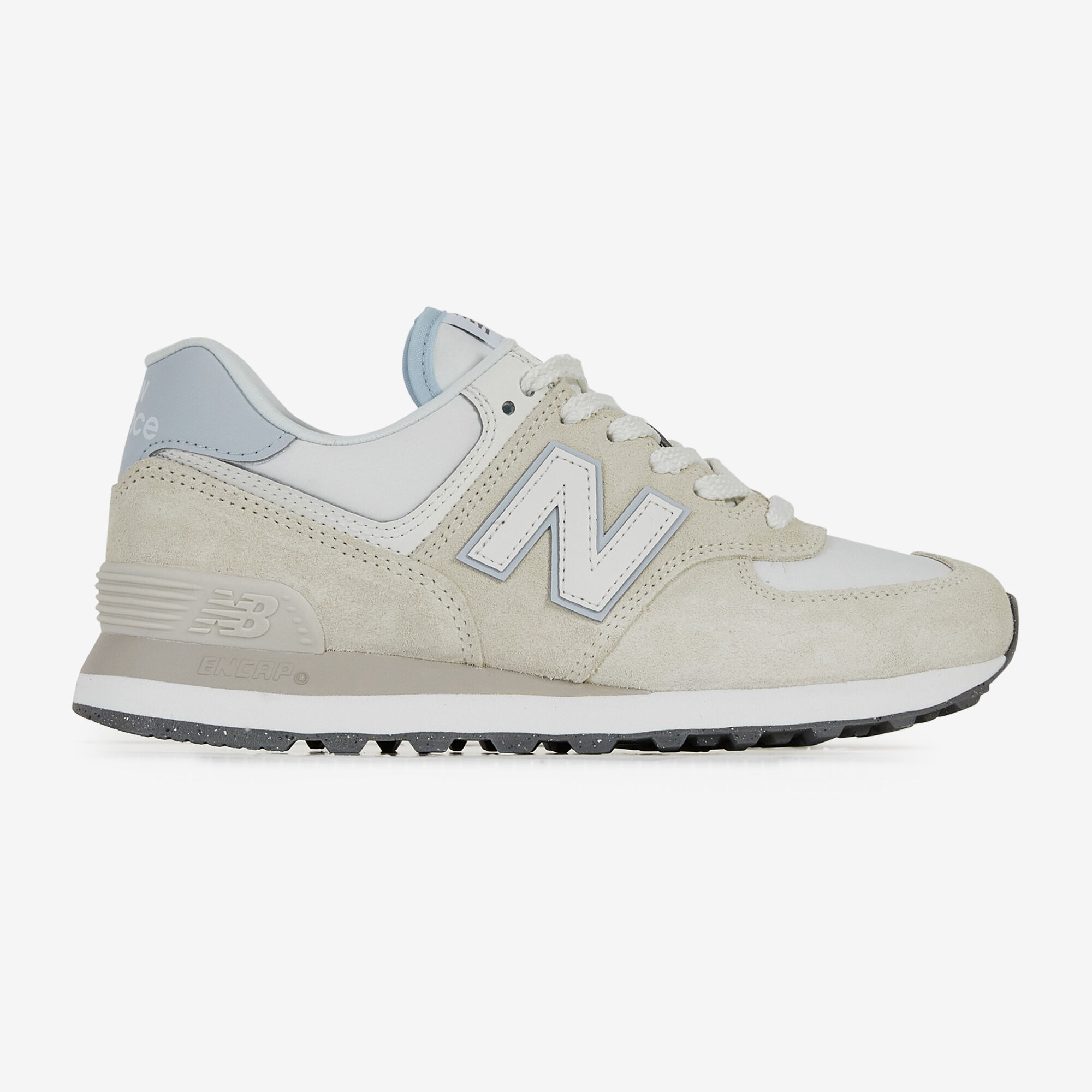 NEW BALANCE 574 BEIGE BLAUW SNEAKERS DAMES Courir
