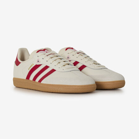 ADIDAS ORIGINALS samba SAMBA OG VALENTINE BEIGE/ROOD JUNIOR