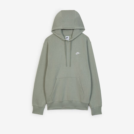 NIKE HOODIE CLUB SMALL LOGO GROEN/WIT HEREN