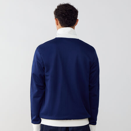 ADIDAS ORIGINALS JACKET FZ ADICOLOR CLASSICS MARINEBLAUW/WIT HEREN