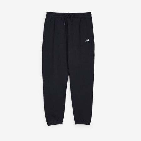NEW BALANCE PANT JOGGER SMALL LOGO ZWART/WIT HEREN