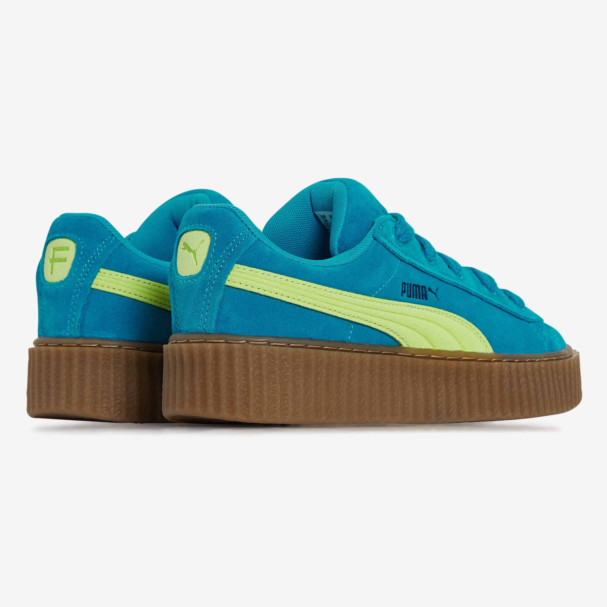 PUMA FENTY CREEPER PHATTY BLAUW GROEN SNEAKERS DAMES Courir