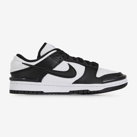 DUNK LOW TWIST PANDA : WIT/ZWART