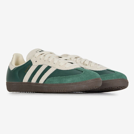 ADIDAS ORIGINALS SAMBA GROEN/WIT DAMES