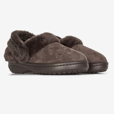 CROCS UNFURGETTABLE SUEDED CLOG BRUIN DAMES