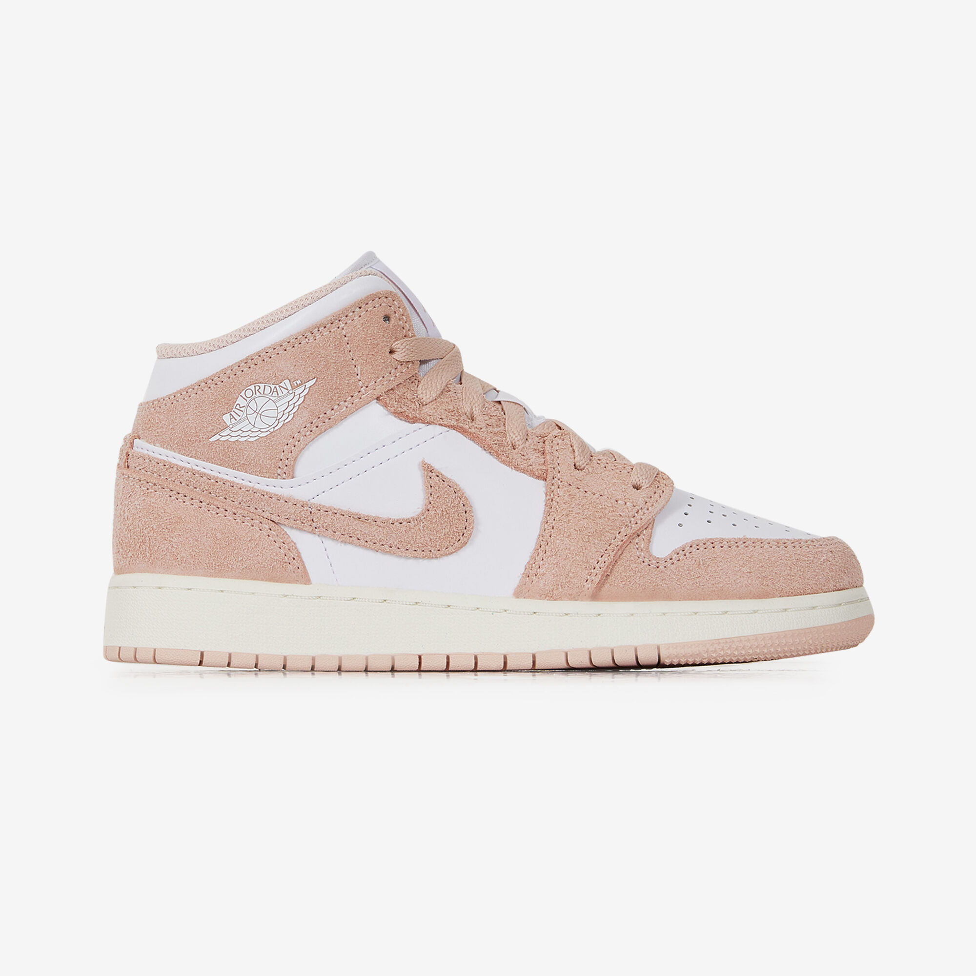 JORDAN AIR JORDAN 1 MID WIT ROZE SNEAKERS KINDEREN Courir