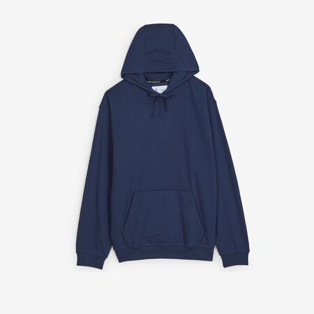 JORDAN HOODIE CENTERED LOGO DRI-FIT MARINEBLAUW/ZWART HEREN