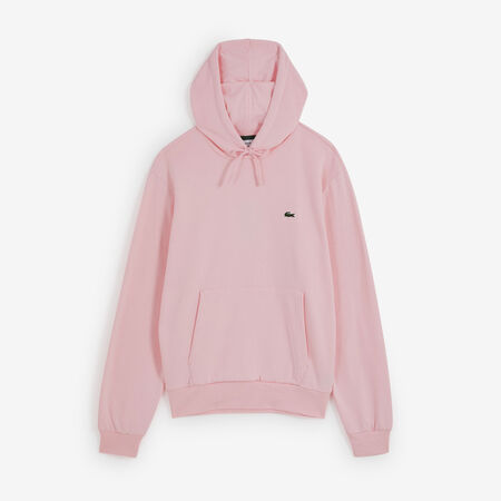 LACOSTE HOODIE CLASSIC LOGO ROZE HEREN